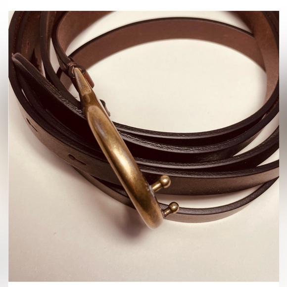 LAST ONE! Sundance Horseshoe Wrap Belt II, NWT, Large, Color: “Saddle” - Picture 11 of 16